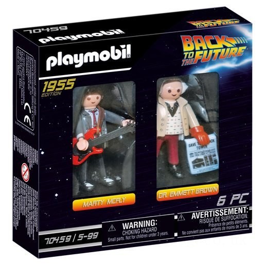 Playmobil 70459 Back to the Future Marty and Doc FFPB4971 - Clearance Sale
