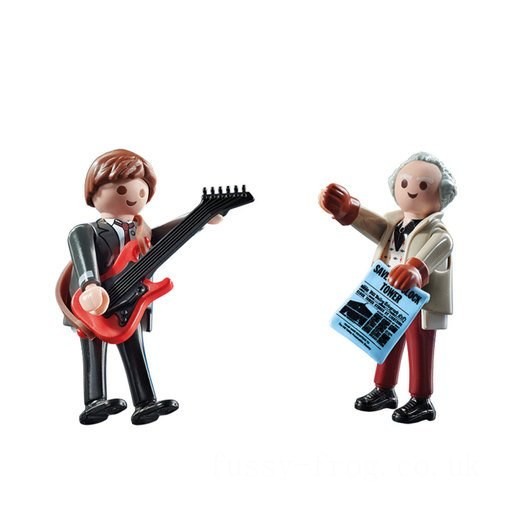 Playmobil 70459 Back to the Future Marty and Doc FFPB4971 - Clearance Sale