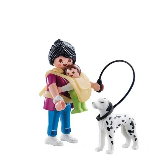 Playmobil 70154 Special Plus Mother with Baby and Dog FFPB4975 - Clearance Sale