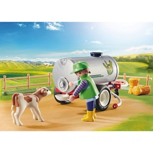 Playmobil 70367 Country Loading Tractor with Water Tank FFPB4983 - Clearance Sale