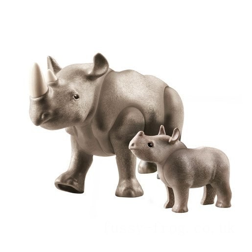 Playmobil 70357 Family Fun Rhino with Calf FFPB5001 - Clearance Sale