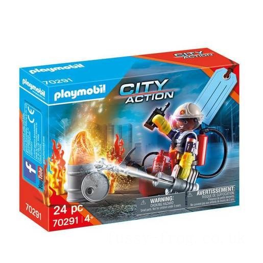 Playmobil 70291 Fire Rescue Gift Set FFPB5005 - Clearance Sale