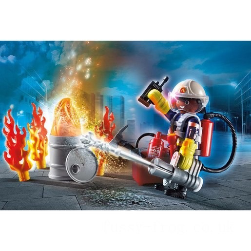 Playmobil 70291 Fire Rescue Gift Set FFPB5005 - Clearance Sale
