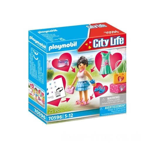 Playmobil 70596 City Life Fashion Shopping Trip FFPB5006 - Clearance Sale