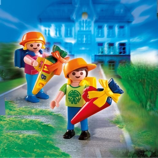 Playmobil 4686 City Life First Day at School Figures FFPB5012 - Clearance Sale