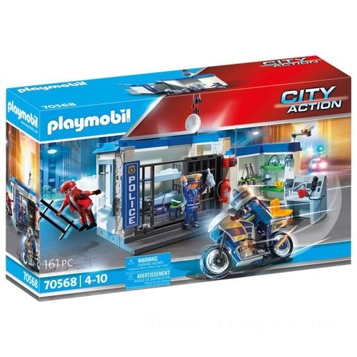 Playmobil 70568 City Action Police Prison Escape FFPB5034 - Clearance Sale