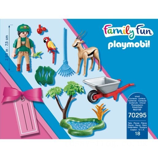Playmobil 70295 Zoo Gift Set FFPB5040 - Clearance Sale