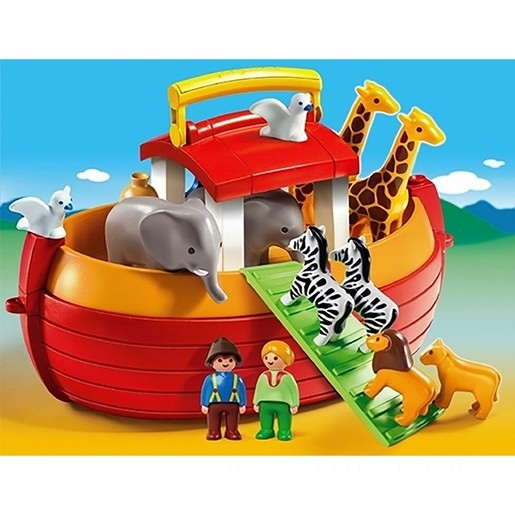 Playmobil 6765 1.2.3 Floating Take Along Noah's Ark FFPB5057 - Clearance Sale