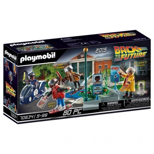 Playmobil 70634 Back to the Future Part II - Hoverboard Chase FFPB5063 - Clearance Sale