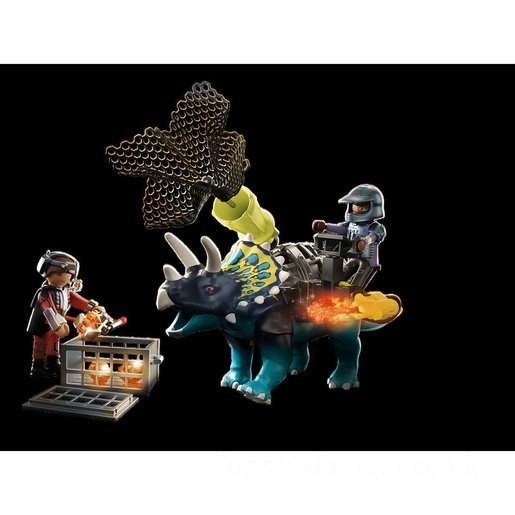 Playmobil 70627 Dino Rise Triceratops: Battle for the Legendary Stones FFPB5064 - Clearance Sale