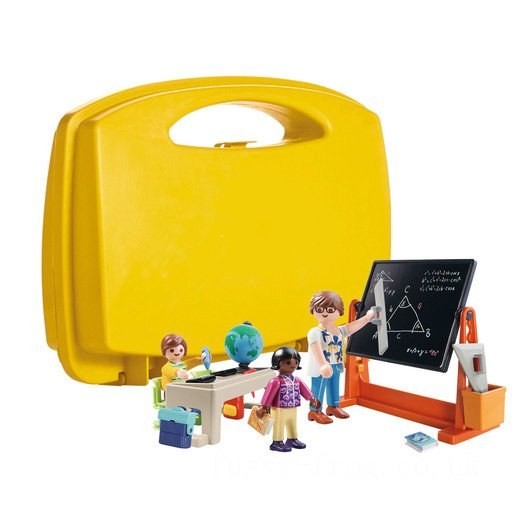 Playmobil 70314 City Life School Small Carry Case Playset FFPB5082 - Clearance Sale