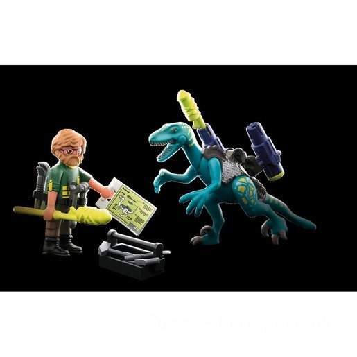 Playmobil 70629 Dinos Deinonychus: Ready for Battle Playset FFPB5086 - Clearance Sale
