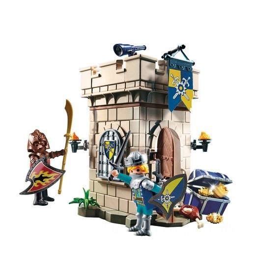 Playmobil 70499 Novelmore Knights' Fortress Large Starter Pack Playset FFPB5092 - Clearance Sale