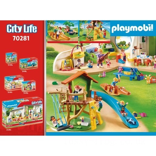 Playmobil 70281 City Life Pre-School Adventure Playground Playset FFPB5102 - Clearance Sale