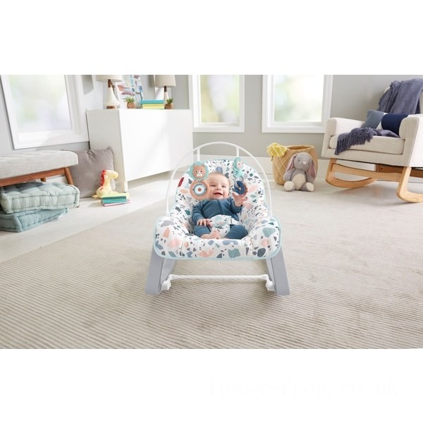Fisher-Price Infant-to-Toddler Rocker -Terrazzo FFFF4950 - Sale Clearance
