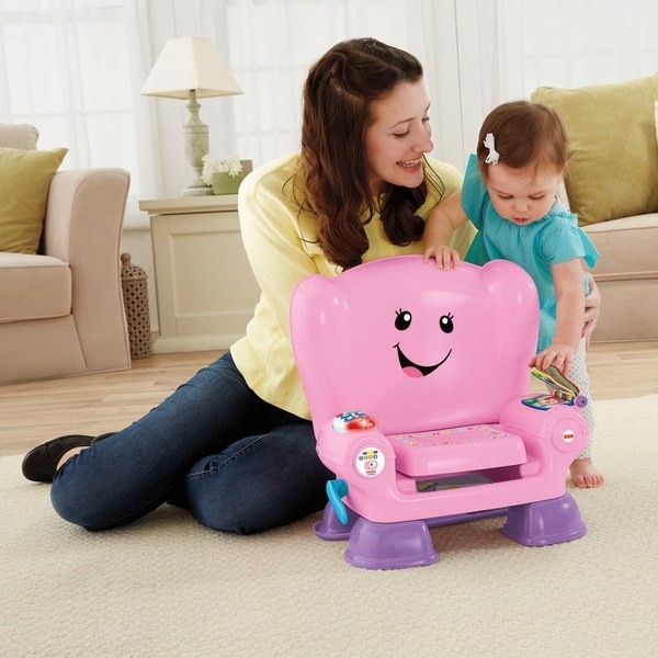 Fisher-Price Laugh & Learn Smart Stage Pink Activity Chair FFFF4956 - Sale Clearance
