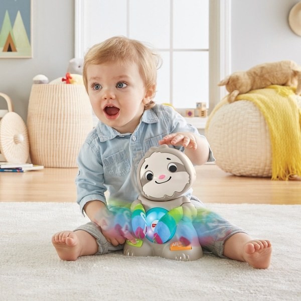 Fisher-Price Linkimals Smooth Moves Sloth Baby Toy FFFF4961 - Sale Clearance