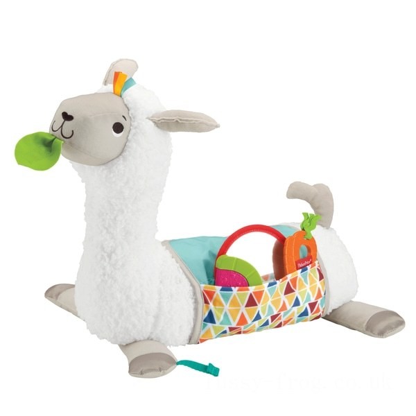 Fisher-Price Grow-with-Me Tummy Time Llama FFFF4974 - Sale Clearance