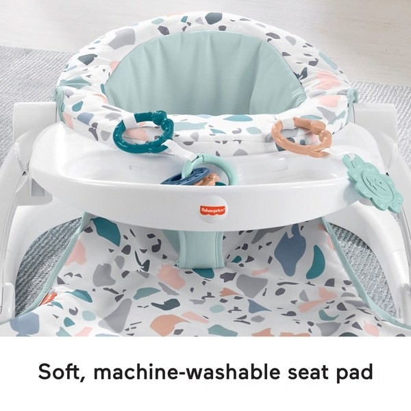 Fisher-Price Terrazzo Sit Me Up Floor Seat FFFF4975 - Sale Clearance