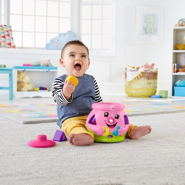 Fisher-Price Laugh & Learn Cookie Shape Pink FFFF4985 - Sale Clearance