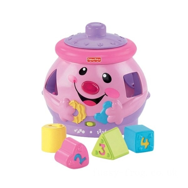 Fisher-Price Laugh & Learn Cookie Shape Pink FFFF4985 - Sale Clearance