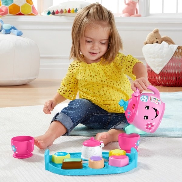 Fisher-Price Laugh & Learn Sweet Manners Tea Set FFFF4989 - Sale Clearance